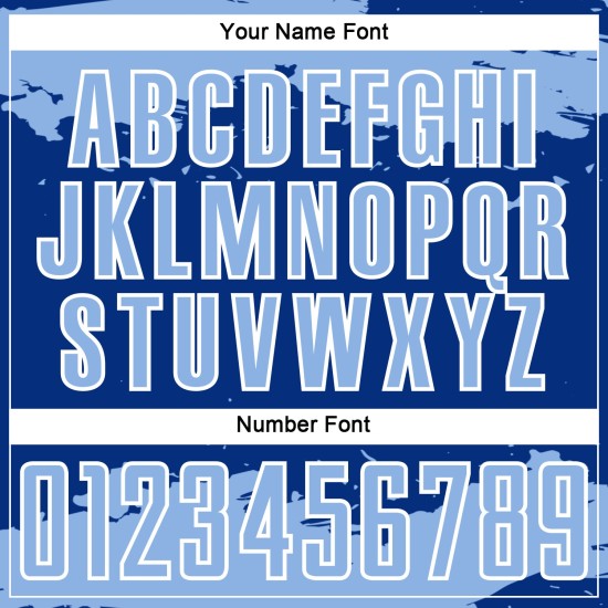 Maglia da calcio uniforme astratta leggera, stampata a sublimazione, frammento artistico blu-bianco personalizzato