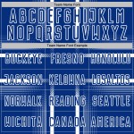 Maglia da calcio uniforme Royal Lines Sublimazione bianca personalizzata