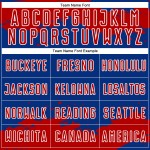 Maglia da calcio astratta personalizzata rossa e bianca, stampata a sublimazione, frammento reale