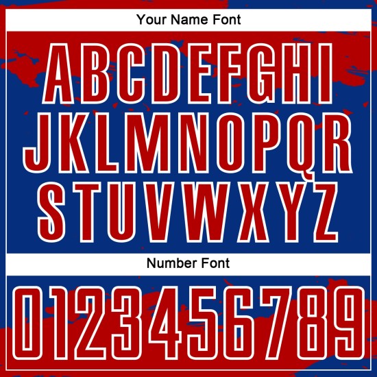 Maglia da calcio astratta personalizzata rossa e bianca, stampata a sublimazione, frammento reale