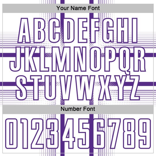 Maglia da calcio viola uniforme con linee sublimatiche bianche personalizzate