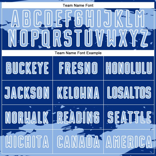 Maglia da calcio uniforme astratta leggera, stampata a sublimazione, frammento artistico blu-bianco personalizzato