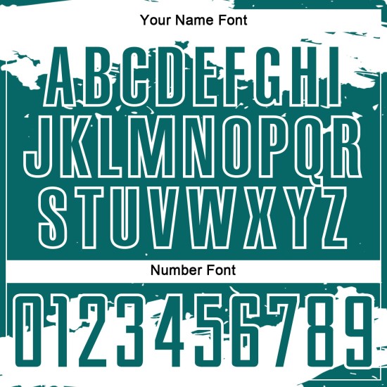 Maglia da calcio personalizzata bianca con sublimazione di frammenti astratti, colore verde acqua