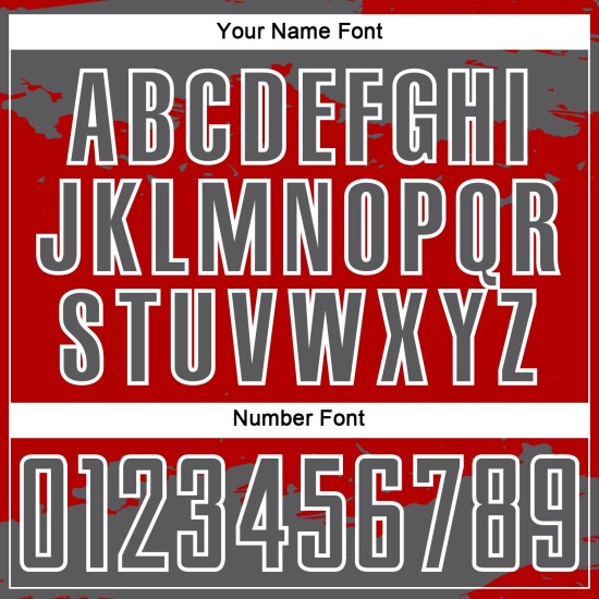 Maglia da calcio astratta con frammento rosso e grigio-bianco in sublimazione artistica in acciaio personalizzata