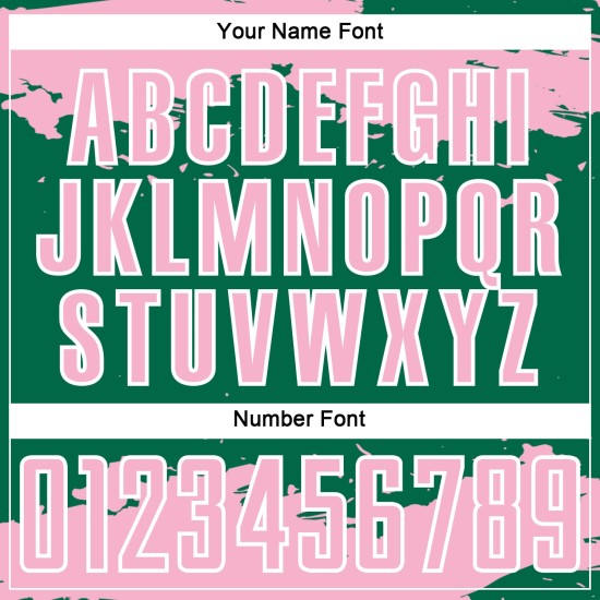 Frammento uniforme sublimazione maglia verde rosa-bianca arte astratta personalizzata calcio Kelly Light