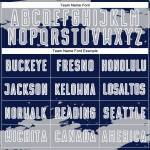 Maglia da calcio personalizzata della Marina Militare, frammento astratto grigio-bianco, stampata a sublimazione