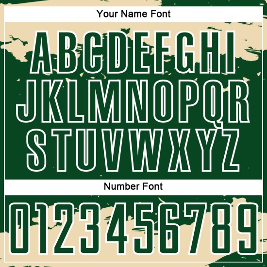 Maglia da calcio personalizzata con frammento astratto, uniforme, arte verde crema-bianco