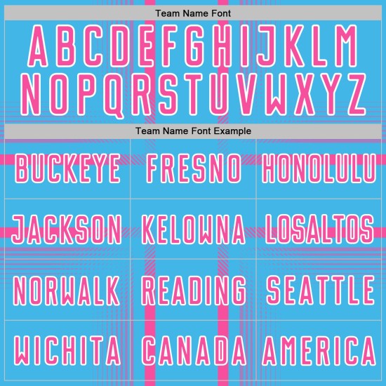 Maglia da calcio personalizzata Sky Lines rosa-bianca blu con stampa sublimatica