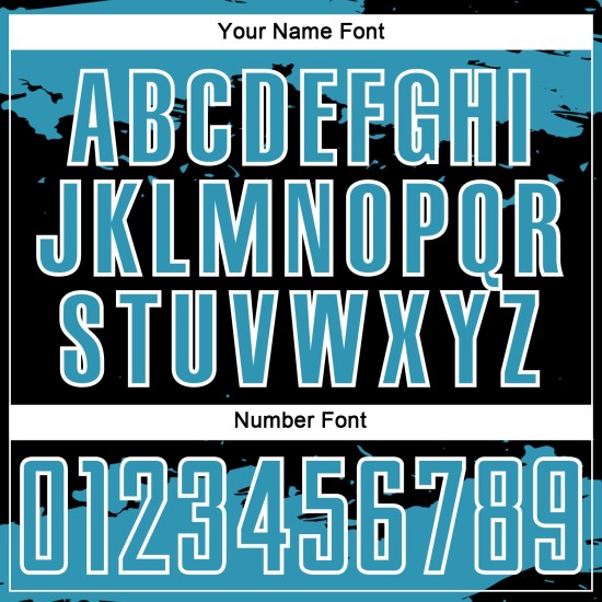 Maglia da calcio personalizzata con frammento nero, uniforme astratta da calcio, stampata in sublimazione blu-bianca Panther