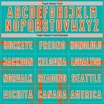 Maglia Arancione-Bianco Acqua Sublimazione Linee Personalizzate Uniforme Calcio