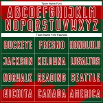 Maglia da calcio personalizzata con stampa artistica a sublimazione astratta, frammento verde-rosso-bianco