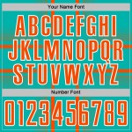 Maglia Arancione-Bianco Acqua Sublimazione Linee Personalizzate Uniforme Calcio