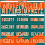 Maglia personalizzata astratta uniforme arancione-bianca sublimazione frammento d'arte verde acqua calcio