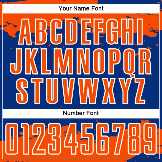 Maglia da calcio personalizzata con stampa astratta arancione-bianca, frammento di uniforme da calcio