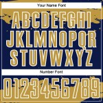 Frammento di maglia astratta Old Navy, uniforme da calcio personalizzata, oro e bianco, stampata a sublimazione