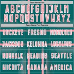 Maglia personalizzata con linee di stampa sublimatica rosa-bianco da calcio di medie dimensioni