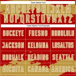 Maglia da calcio personalizzata con stampa sublimatica di frammenti di arte astratta antica, oro e bianco rosso