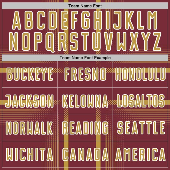 Maglia da calcio personalizzata bordeaux con vecchia uniforme a sublimazione e linee oro-bianche